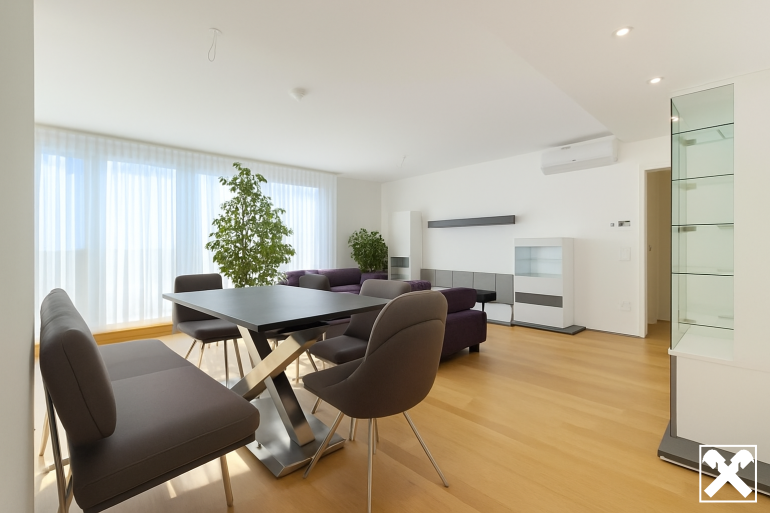 Wohnung - 1220, Wien - Topdachgeschosswohnung, voll möblierter Erstbezug in Aspern