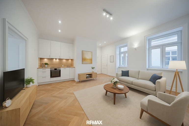 Wohnung - 1150, Wien - Modernes Wohnen mit Altbau-Charme? Hochwertige 2-Zimmer-Wohnung mit Fischgrätparkett