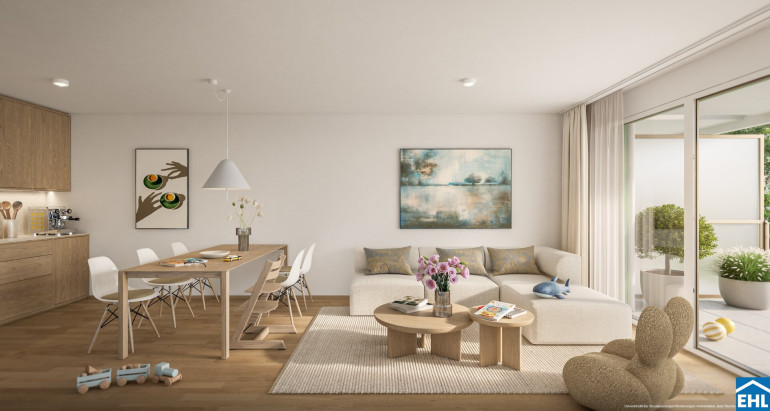 Wohnung - 1220, Wien - Modernes Zuhause mit Gemeinschaftsgarten und Spielplatz