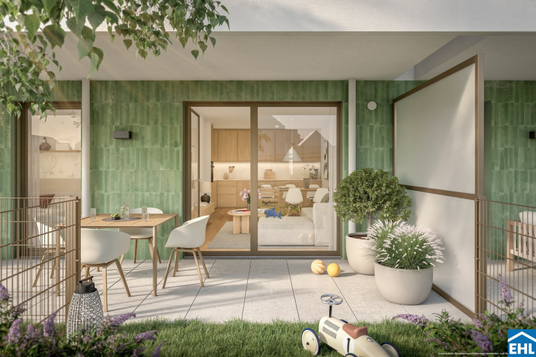 Wohnung - 1220, Wien - Nahe der Alten Donau: Neubau-Eigentum mit privater Freifläche