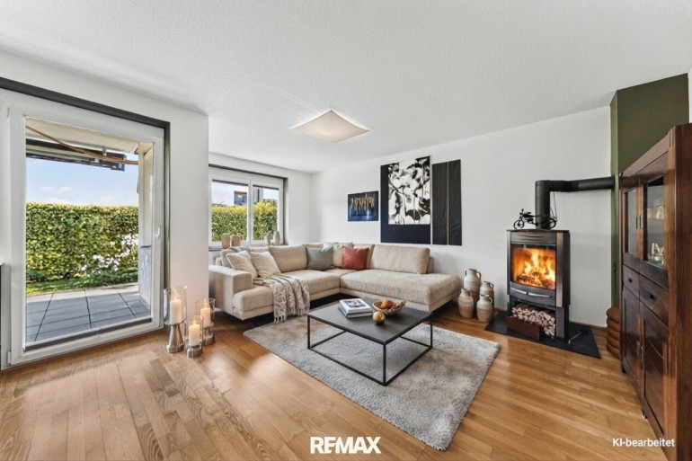 Wohnung - 6380, St. Johann in Tirol - Helle 3-Zimmer-Wohnung mit Garten, Terrasse, Kamin und top Grundriss – vielseitig nutzbar in St. Johann