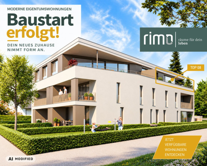 Wohnung - 6844, Altach - 3- Zimmer-Dachgeschosswohnung mit Terrasse - Top 08