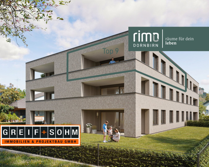 Wohnung - 6923, Lauterach - Top 9 | Gemeinsam leben, flexibel wohnen | 4 Zimmer-Dachgeschoss mit Südwestausrichtung