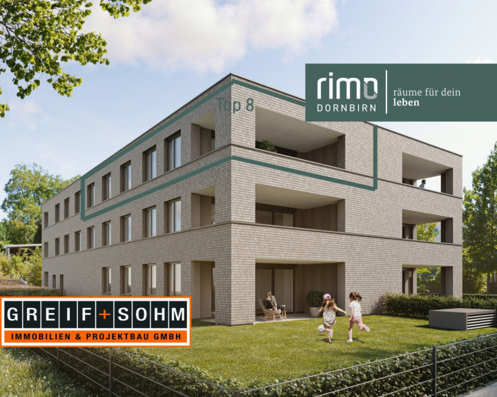 Wohnung - 6923, Lauterach - Top 8 | Dachgeschosswohnung mit Abendsonne | 4 Zimmer-Terrassenwohnung