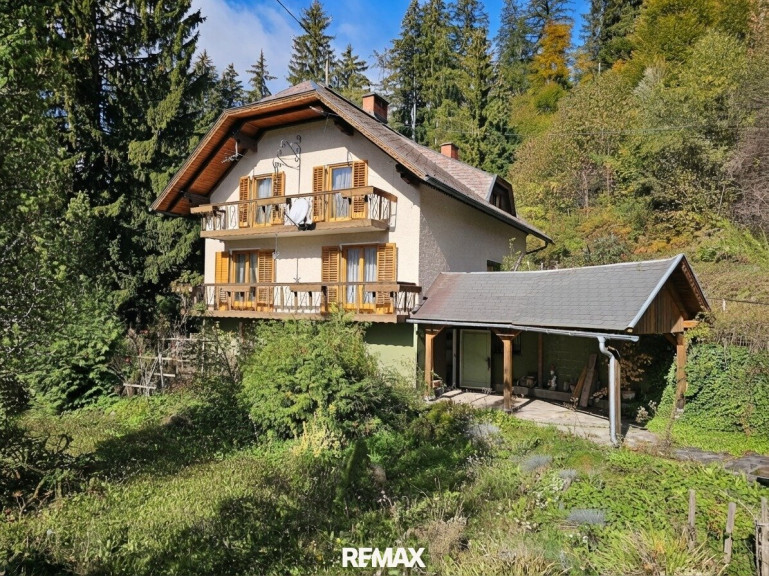 Haus - 9634, Kirchbach - Großzügiges Wohnhaus in sonniger Waldrandlage