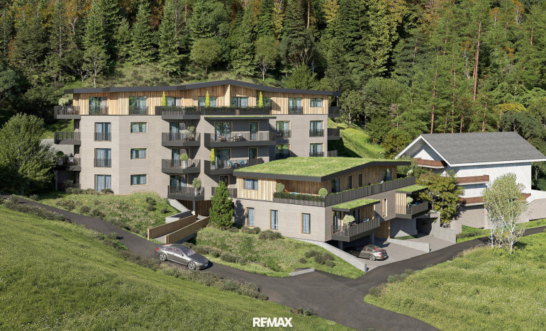 Wohnung - 6265, Hart im Zillertal - Provisionfreies Neubauprojekt Rosenstrasse - 2 Zimmer Terrassenwohnung in Hart im Zillertal