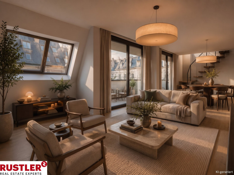 Wohnung - 1090, Wien, Alsergrund - IHR WOHNTRAUM. IHR STIL. IHR PENTHOUSE-FLAIR